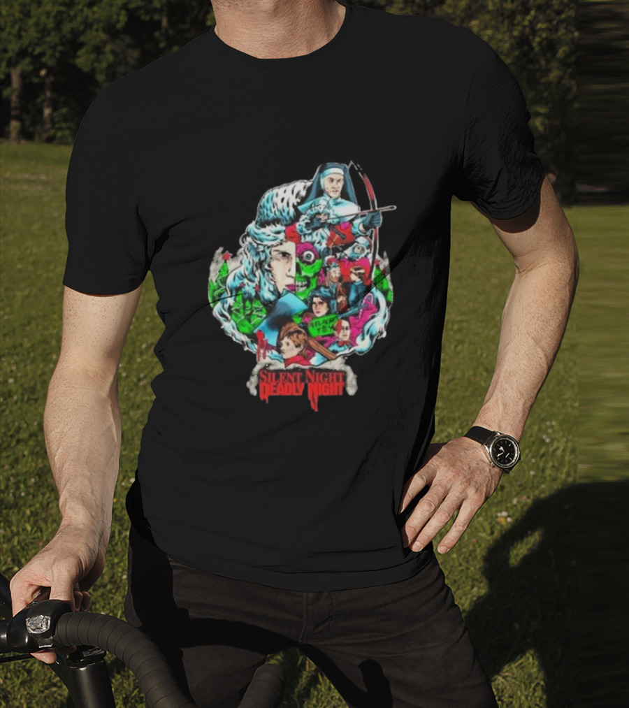 Terrorthreads Silent Night Deadly Night Unwrapping The Horror T-Shirt