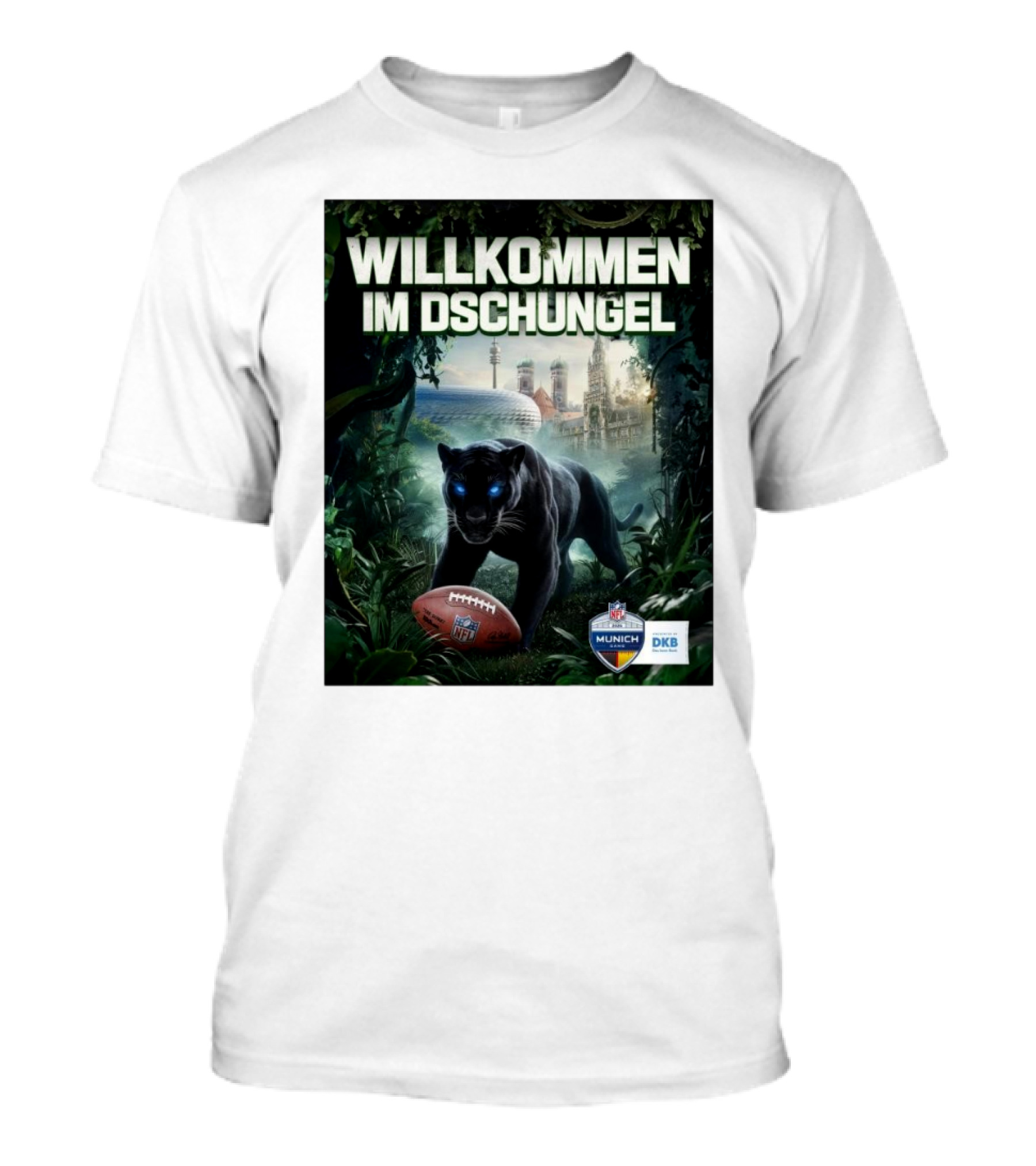 Willkommen Im Dschungel NFL München The Panthers Are Coming T-Shirt