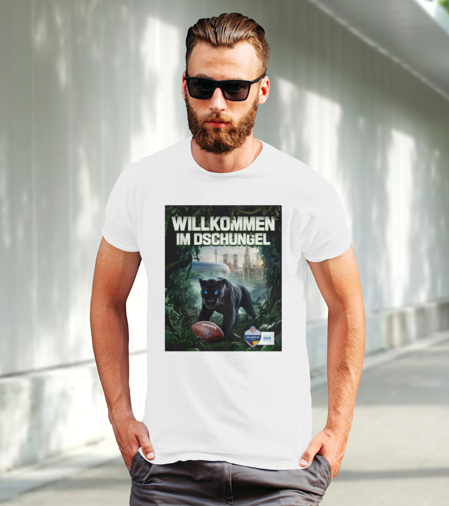 Willkommen Im Dschungel NFL München The Panthers Are Coming T-Shirt