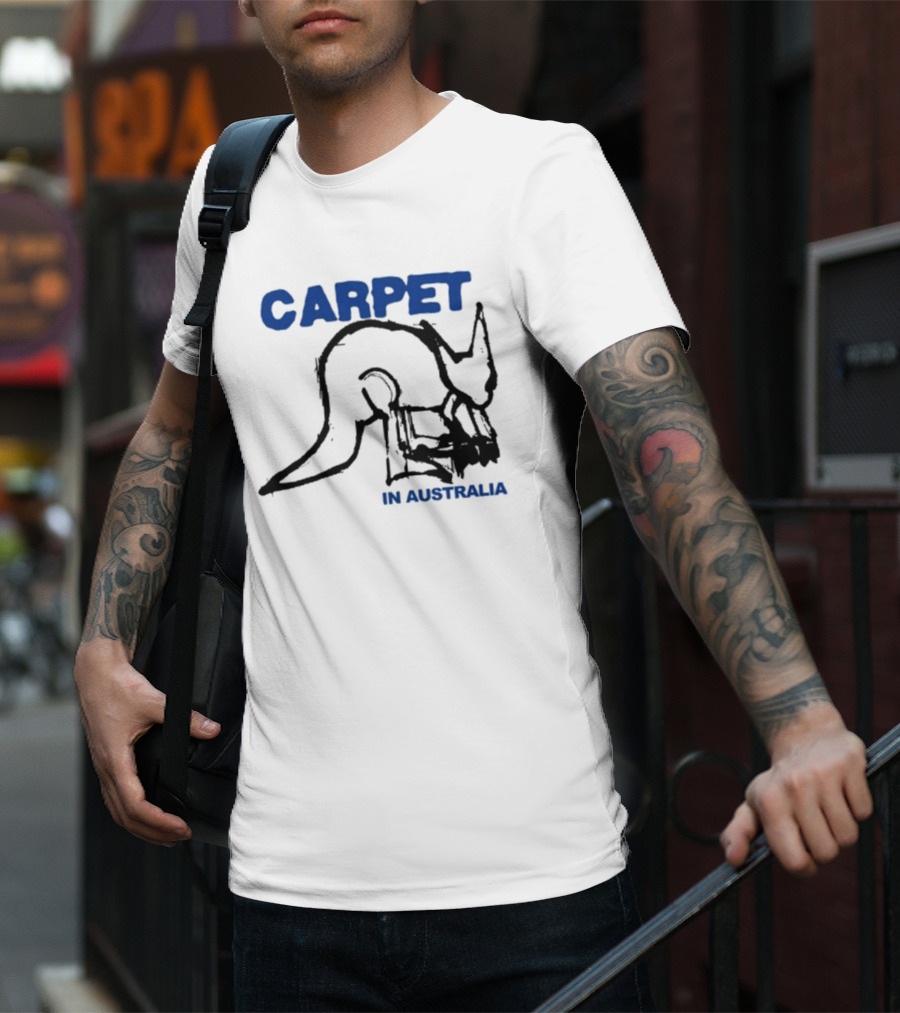 CARPET Kangaroo Sketch In Australia T-Shirt
