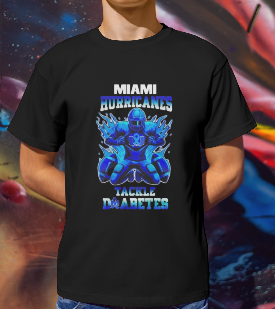MIAMI HURRICANES TACKLE DIABETES AWARENESS NOVEMBER T-Shirt