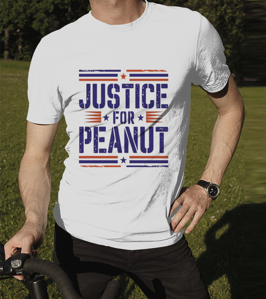 Justice For Peanut Vintage Squirrel Funny T-Shirt