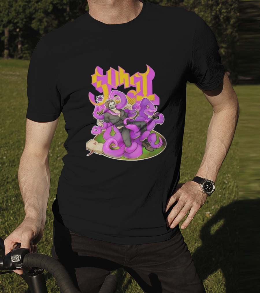 Ghost Papa Emeritus IV Kaijulz Comic Style Tentacle T-Shirt