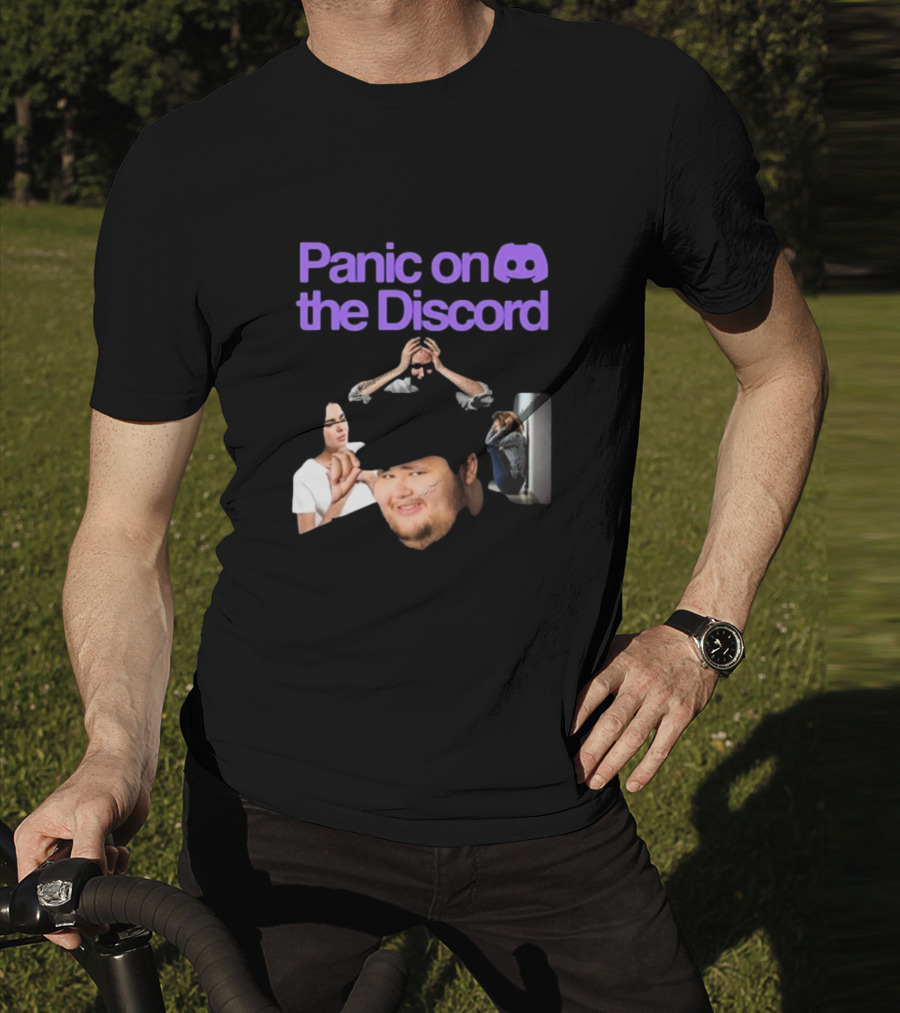 Panic On The Discord Meme Reaction Faces T-Shirt