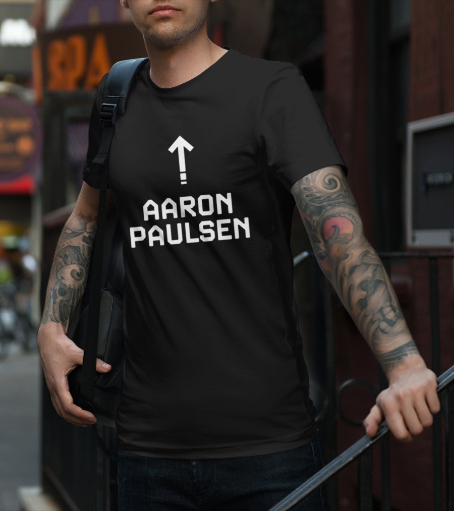 Aaron Paulsen Upward Arrow Logo Heavyweight T-Shirt