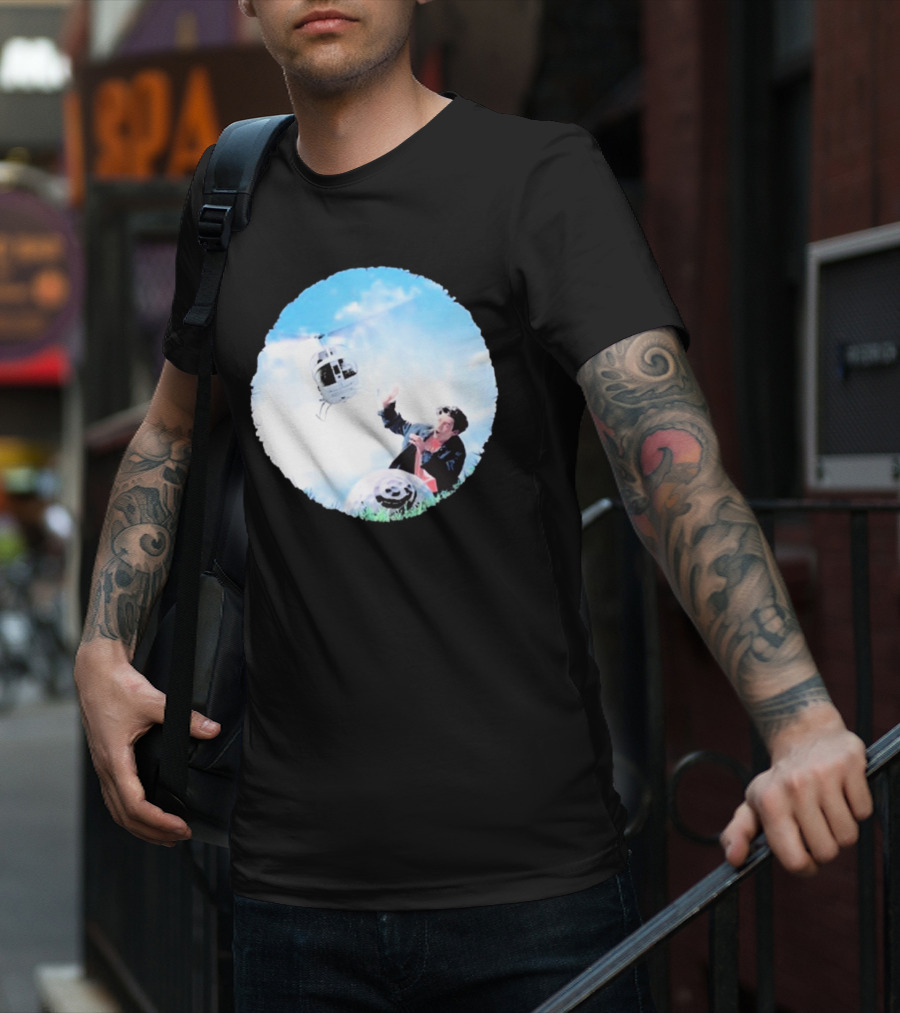 All But 6 Records Helicopter Happy Hunting T-Shirt