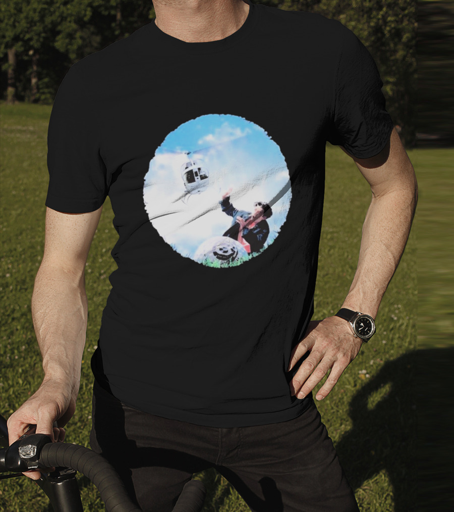 All But 6 Records Helicopter Happy Hunting T-Shirt