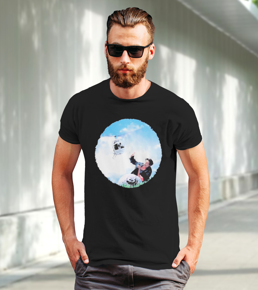 All But 6 Records Helicopter Happy Hunting T-Shirt