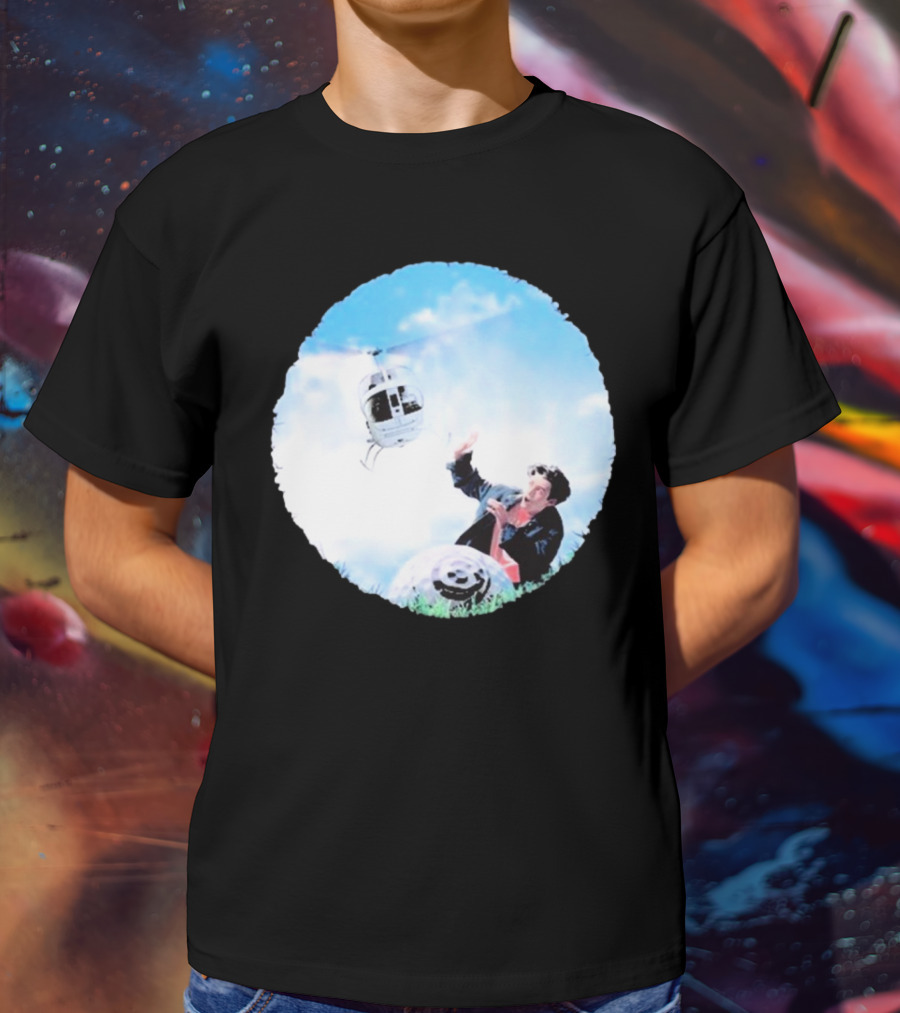 All But 6 Records Helicopter Happy Hunting T-Shirt