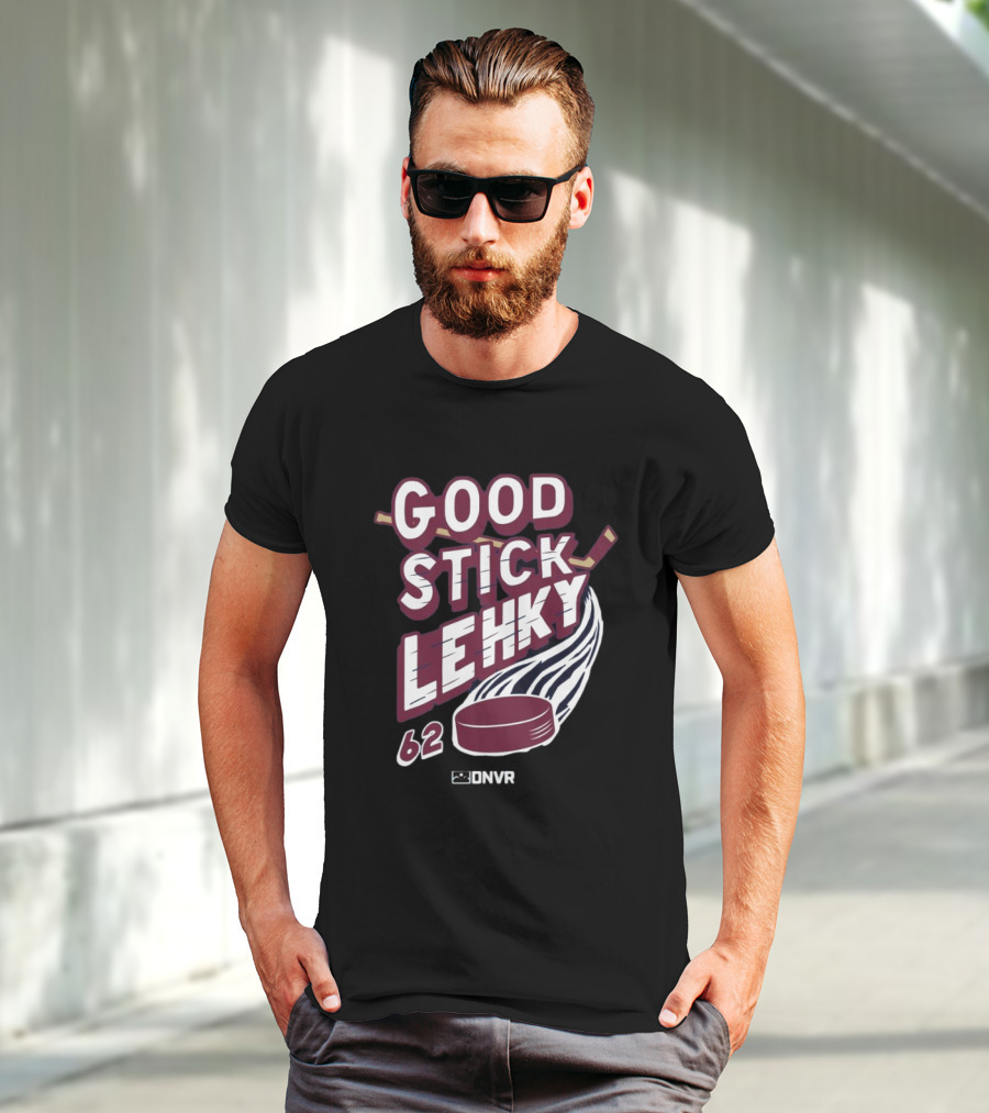 DNVR Good Stick Lehky 62 Hockey Puck And Stick T-Shirt