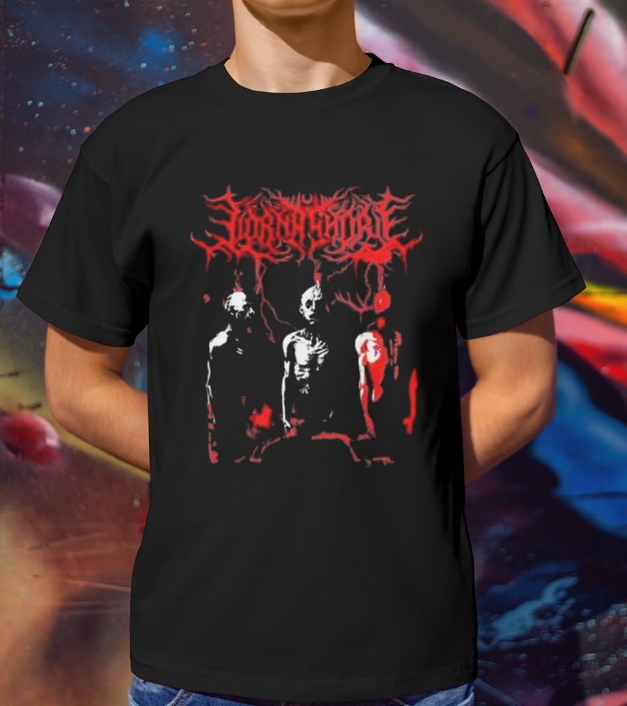 Lorna Shore Hanging Bodies Red Gothic Aesthetic T-Shirt