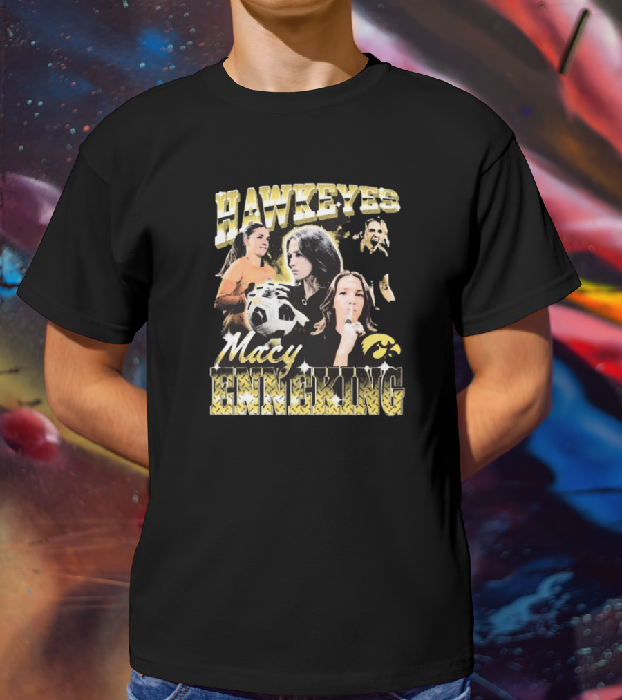 Hawkeyes Macy Enneking Iowa Soccer T-Shirt