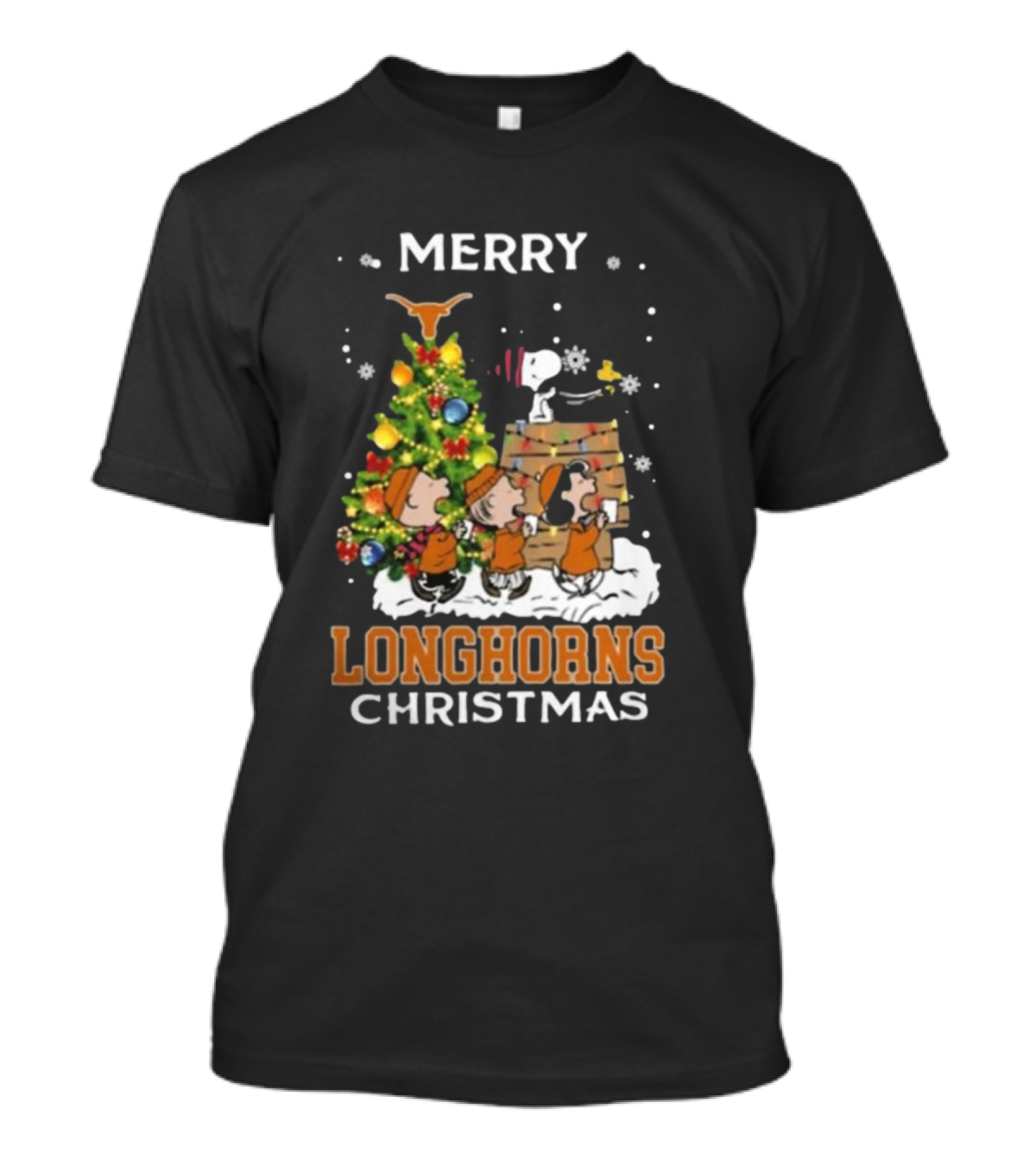 Texas Longhorns Snoopy Christmas T-Shirt