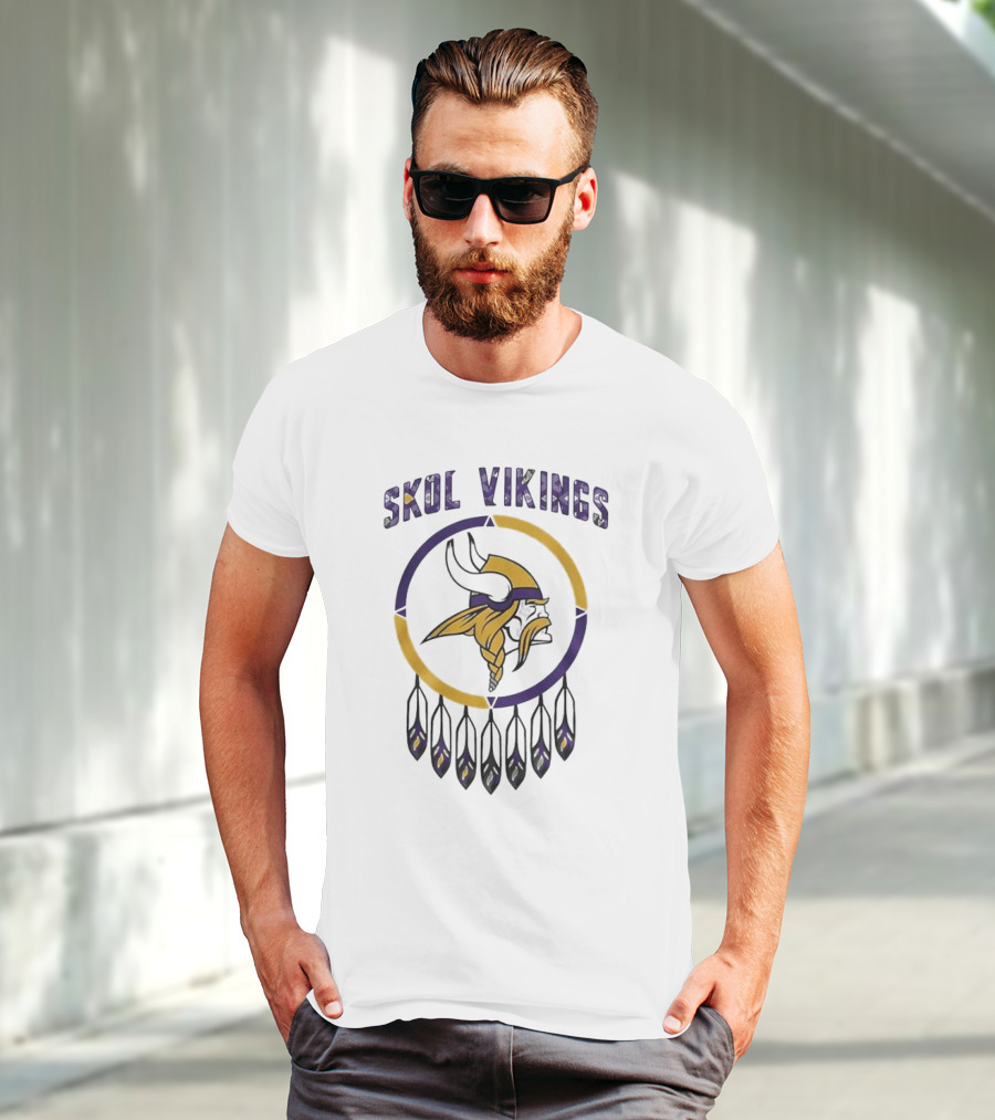 Skol Vikings Minnesota Vikings Native American Heritage Month T-Shirt