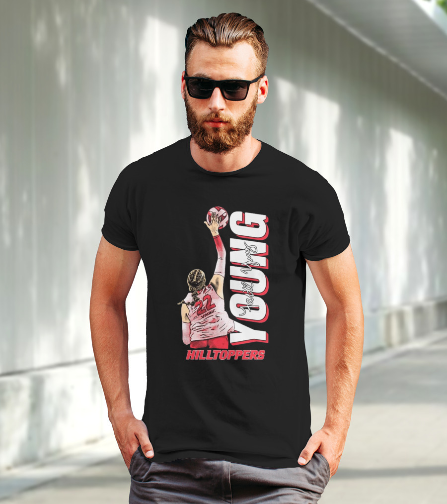 Faith Young Hilltoppers WKU Volleyball 22 Signature T-Shirt