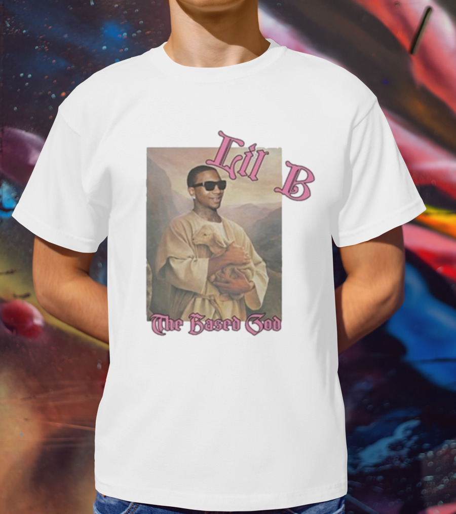 Lil B The Based God Savior Image With Sunglasses And Lamb T-Shirt