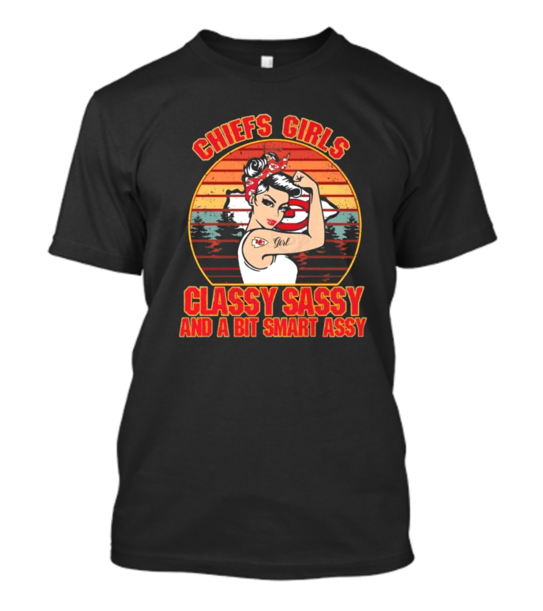 Chiefs Girls Classy Sassy And A Bit Smart Assy Vintage T-Shirt