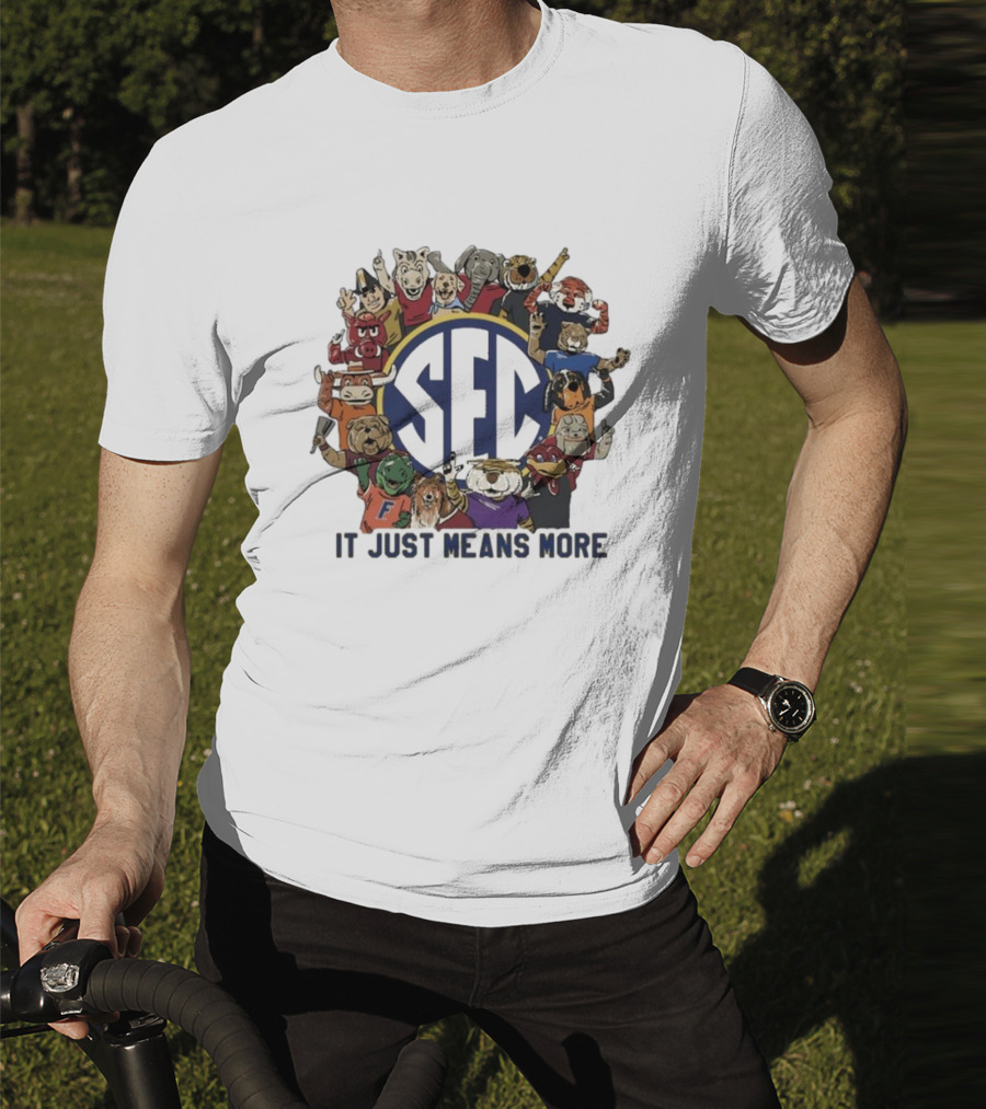 LSU SEC Animal Mascots It Just Means More T-Shirt