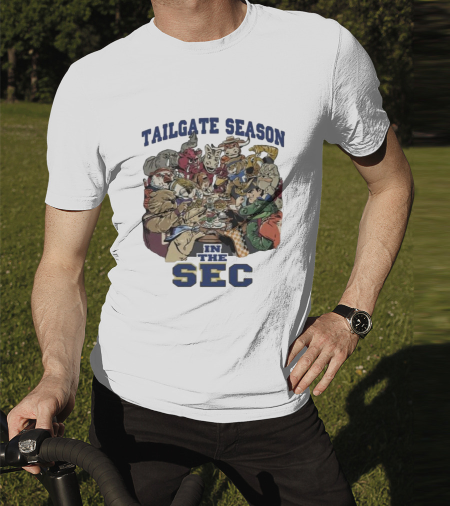 Tailgate Season In The SEC Mascot Gathering T-Shirt