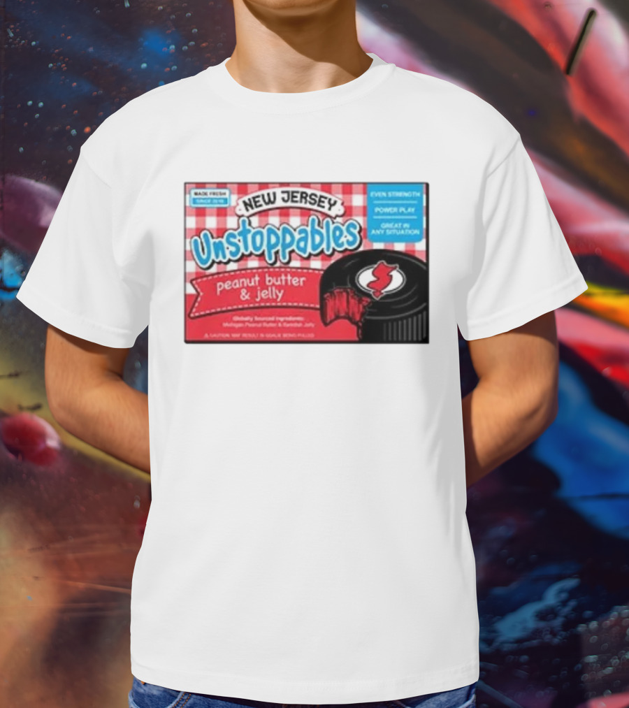New Jersey Unstoppables Peanut Butter And Jelly Even Strength Power Play T-Shirt
