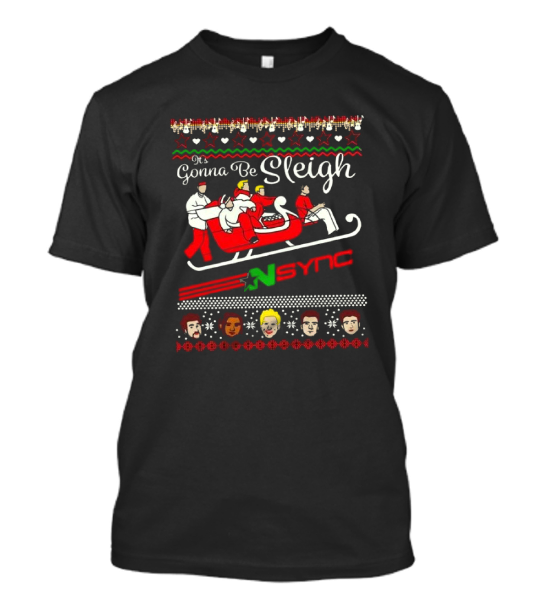 NSync It's Gonna Be Sleigh Christmas T-Shirt