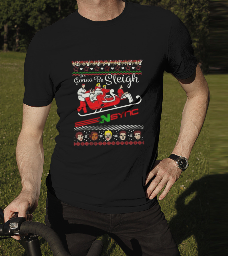 NSync It's Gonna Be Sleigh Christmas T-Shirt