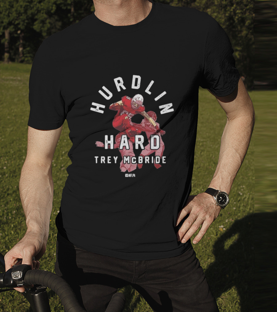 Hurdlin Hard Trey McBride NFLPA Arizona Cardinals T-Shirt