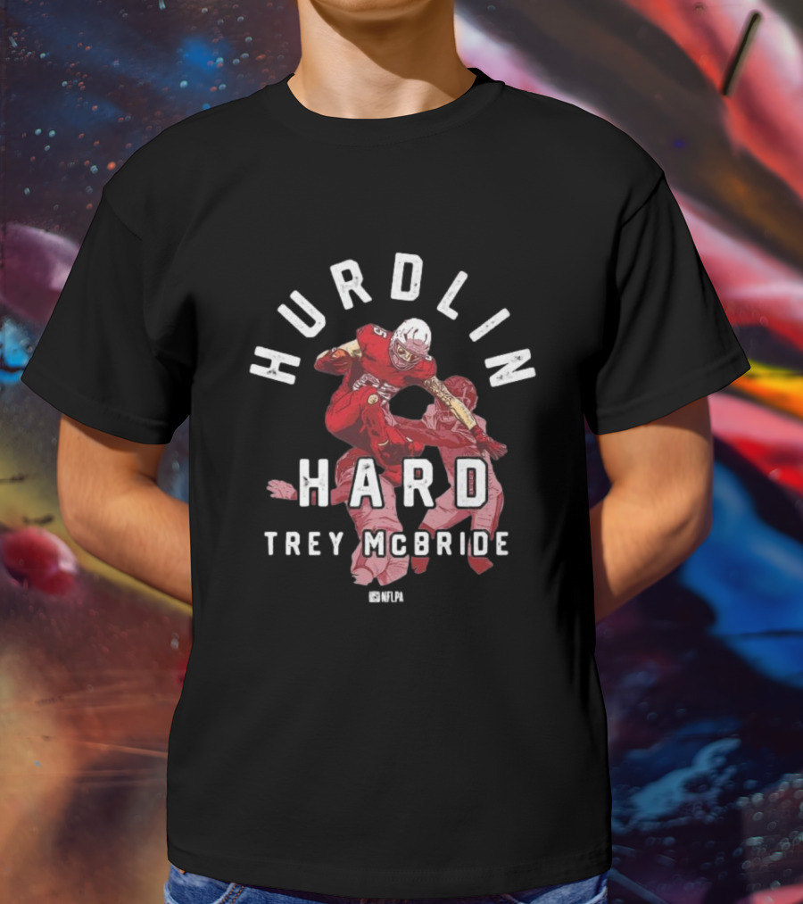 Hurdlin Hard Trey McBride NFLPA Arizona Cardinals T-Shirt