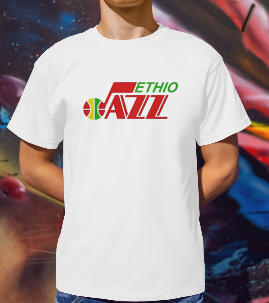 Awesome Tapes From Africa Ethio Jazz Music Basketball Note T-Shirt