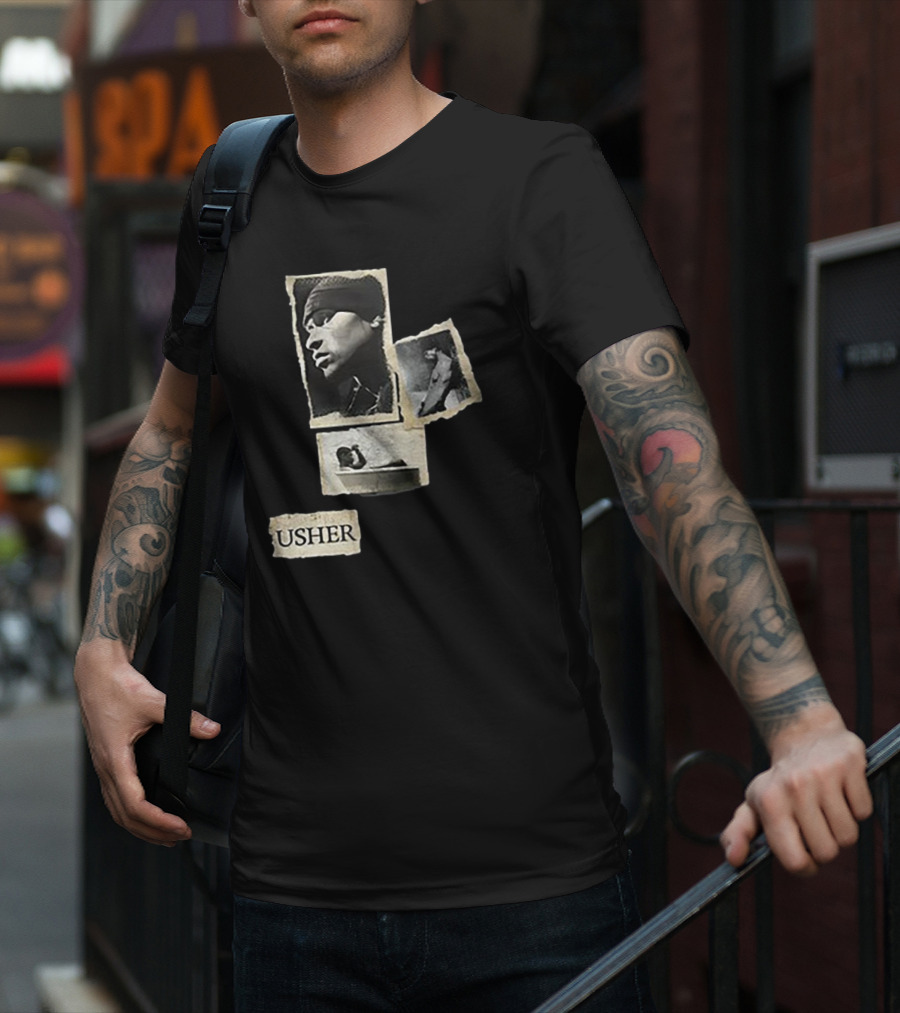 Usher Raymond IV Confessions Album Collage T-Shirt