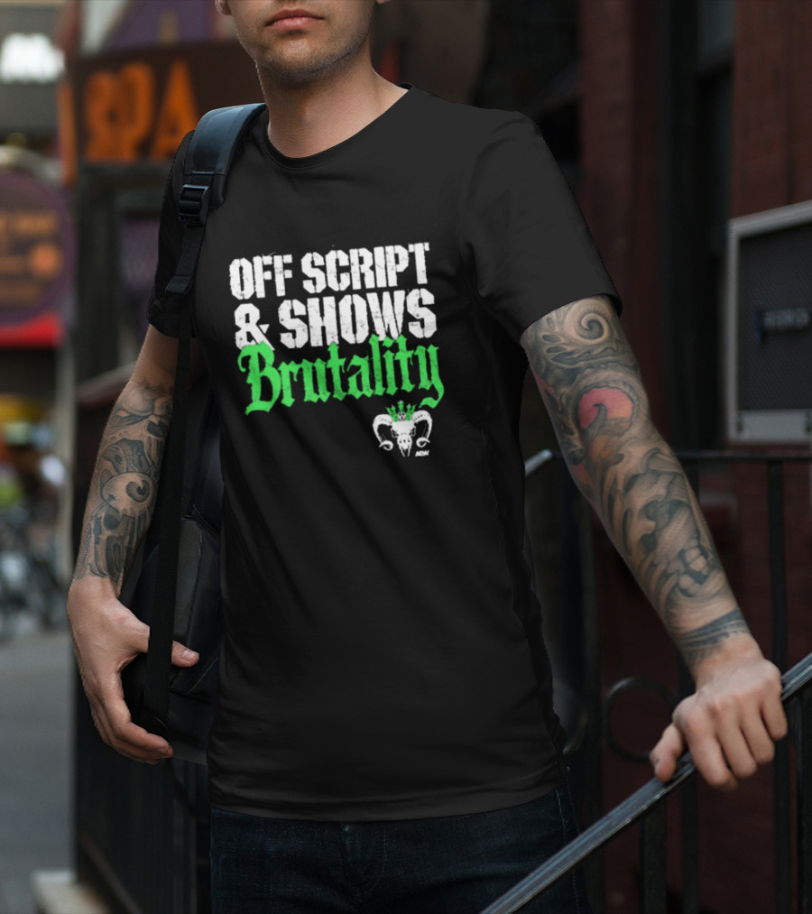 Off Script Shows Brutality Will Ospreay Vintage AEW T-Shirt