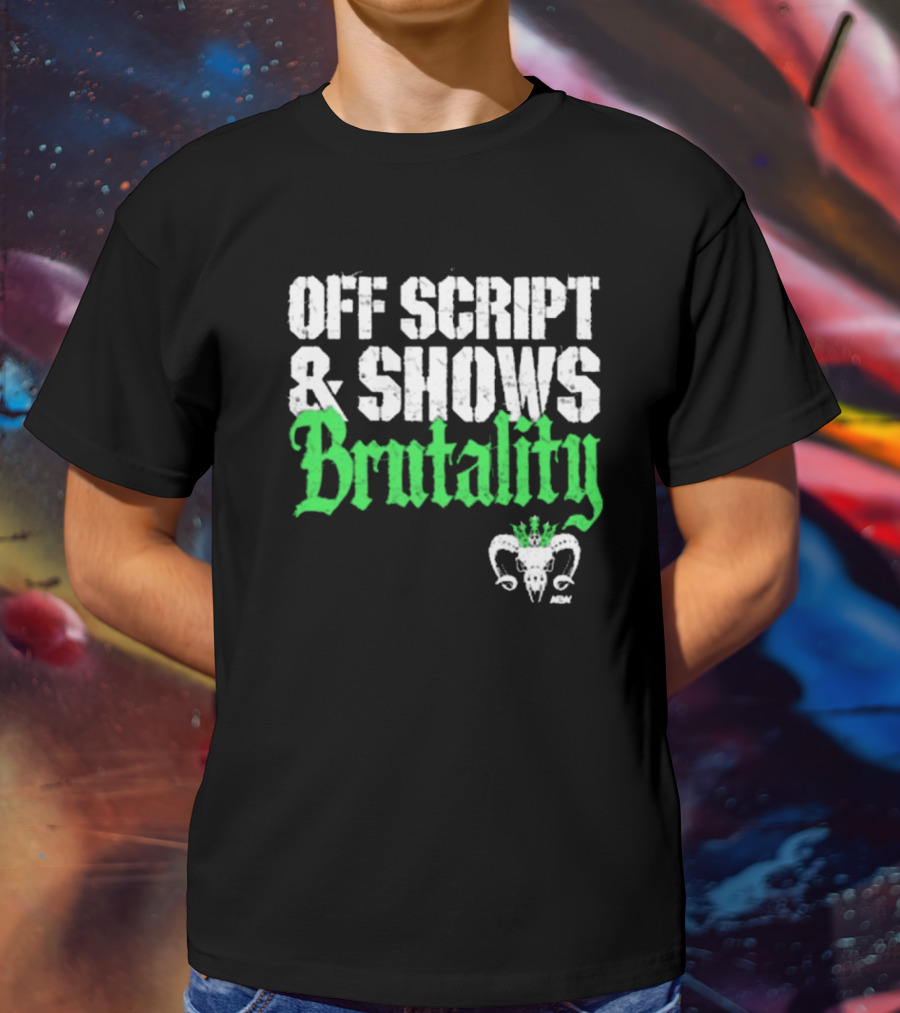 Off Script Shows Brutality Will Ospreay Vintage AEW T-Shirt