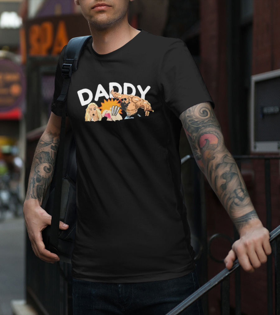 Daddy Call Me Andrew Tate Topg Punch Cartoon T-Shirt