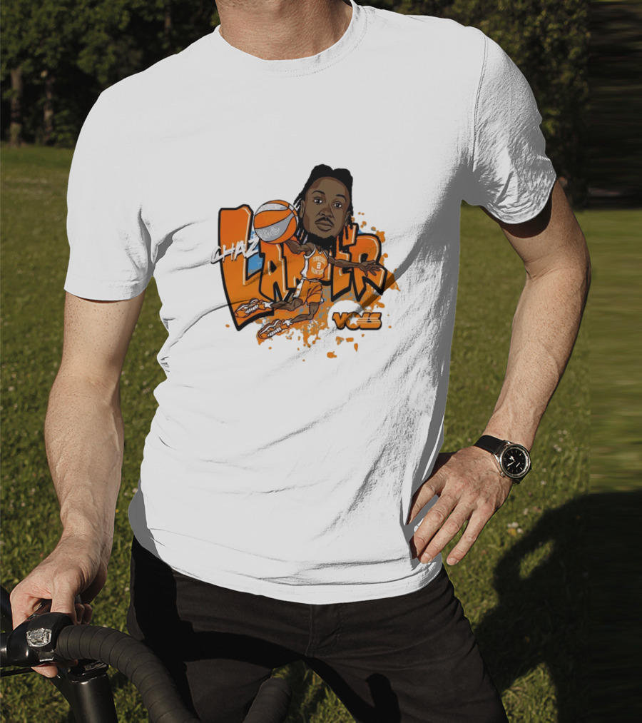 Chaz Lanier Tennessee Vols Basketball Caricature NCAA Volunteers T-Shirt