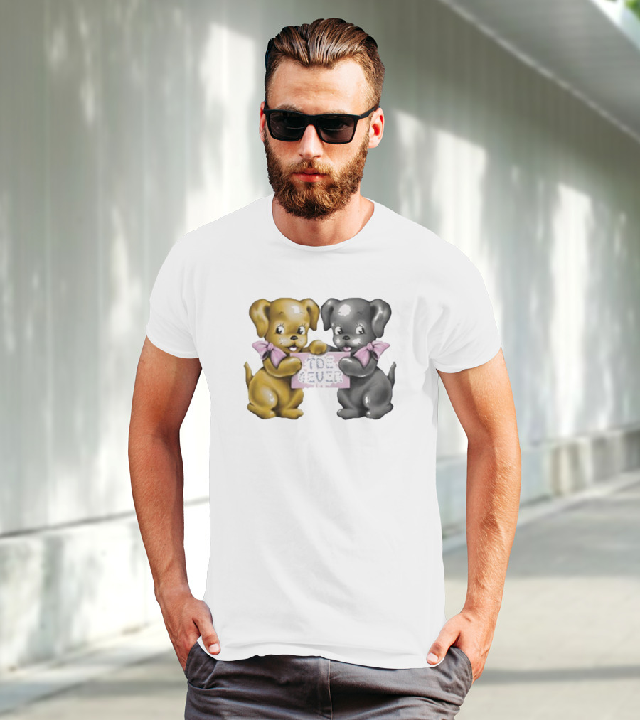 Tde Forever The Driver Era Cute Puppy Duo With Bows T-Shirt