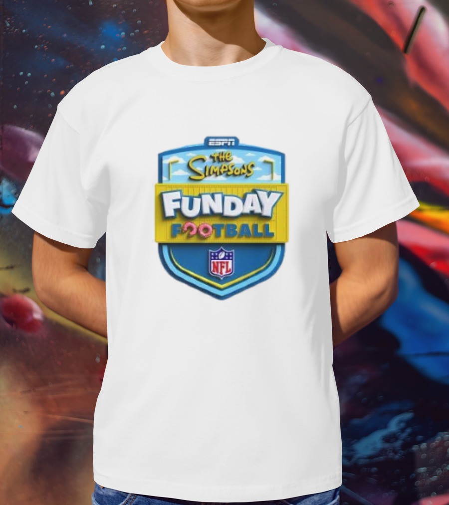 ESPN The Simpsons Funday Football NFL T-Shirt