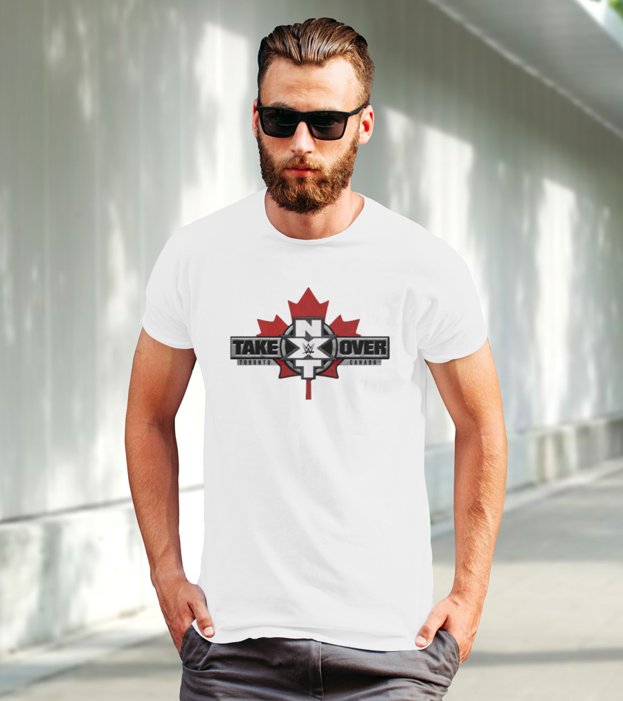WWE NXT TakeOver Toronto Canada Maple Leaf T-Shirt
