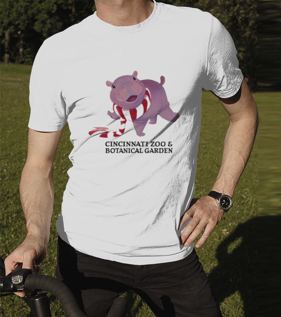 Cincinnati Zoo And Botanical Garden Holiday Scarf Fiona T-Shirt