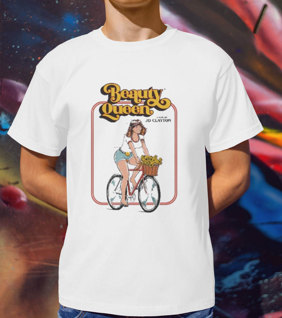 Beauty Queen A Song By JD Clayton Bicycle Sunflowers T-Shirt