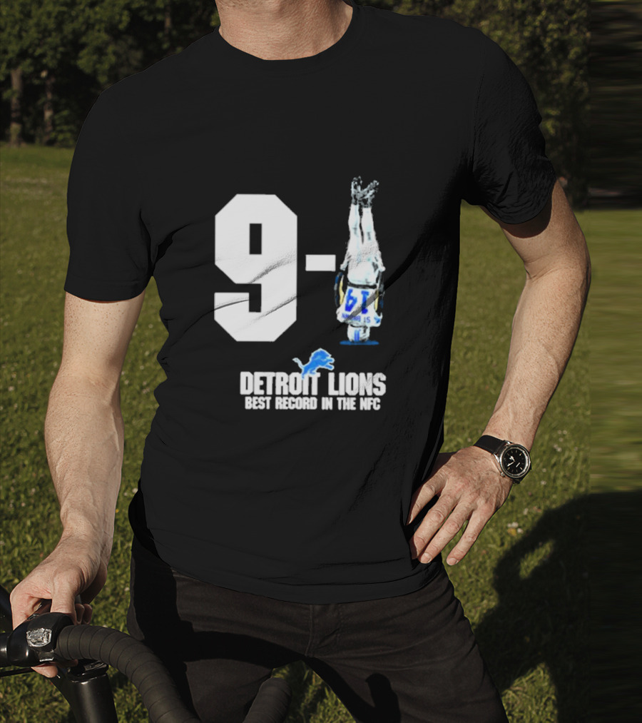 Onepride 9 1 Detroit Lions Best Record In The NFC T-Shirt