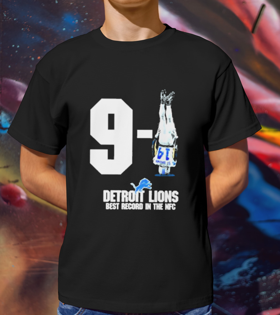 Onepride 9 1 Detroit Lions Best Record In The NFC T-Shirt