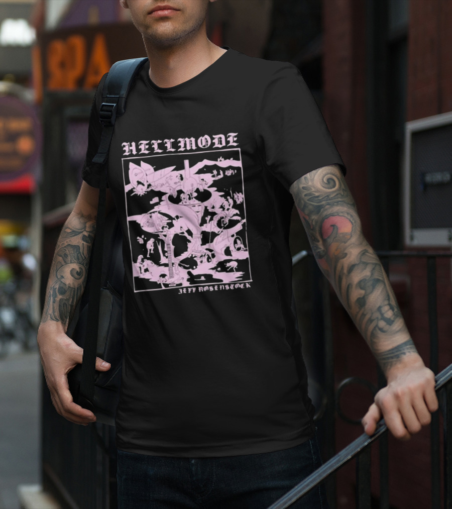 Hellmode Jeff Rosenstock Medieval Chaos Scene T-Shirt