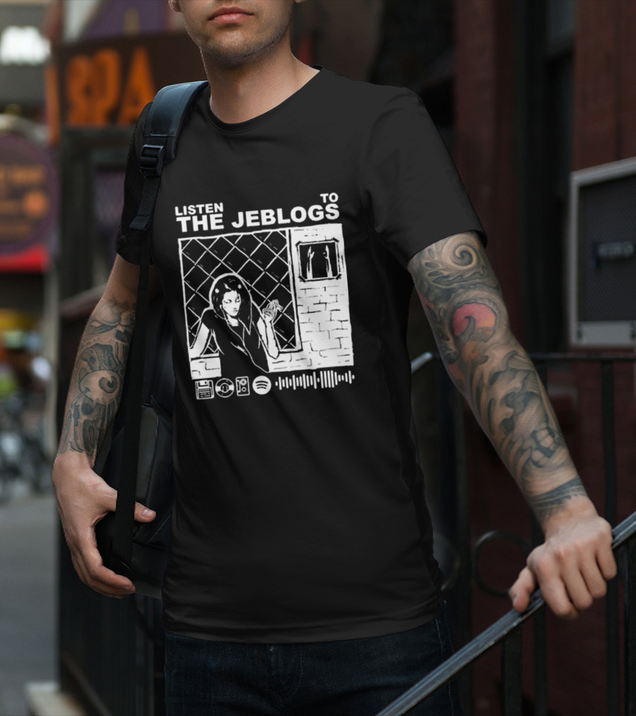 Listen To The Jeblogs Music Streaming Icons T-Shirt