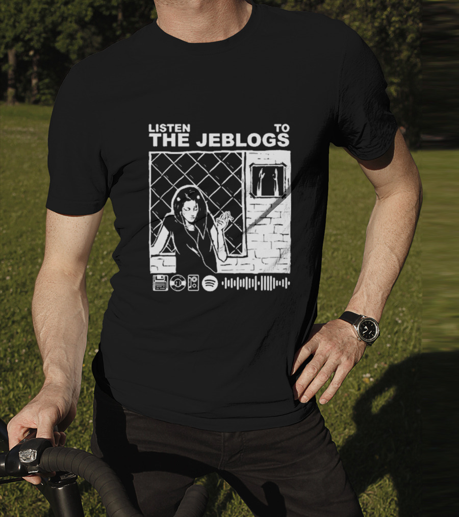 Listen To The Jeblogs Music Streaming Icons T-Shirt
