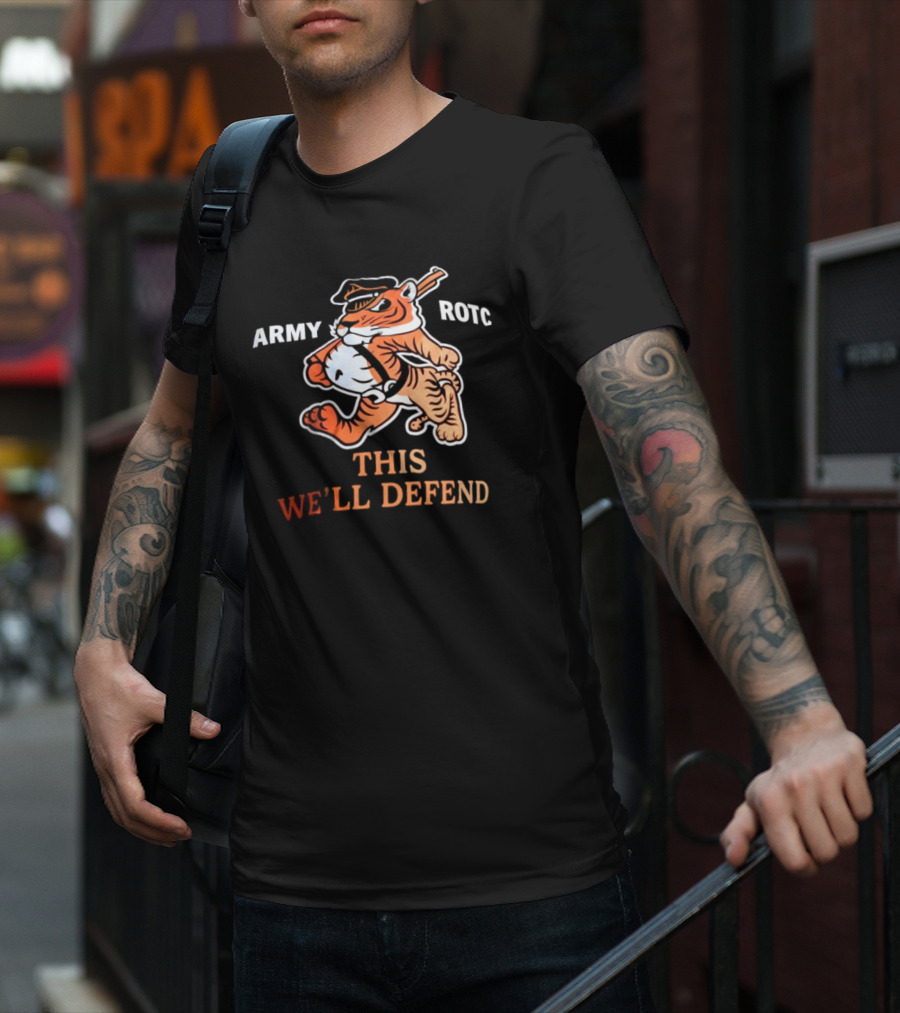 Clemson Tigers Army ROTC Mascot This We’ll Defend T-Shirt