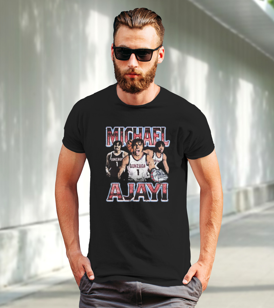 Michael Ajayi Gonzaga Bulldogs Basketball 90s T-Shirt