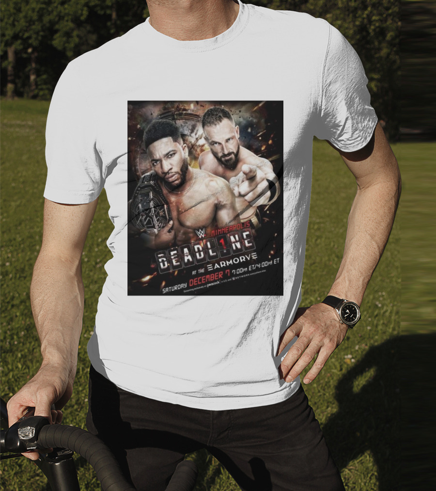 WWE NXT Deadline At The Armory Minneapolis Saturday December 7 7:00 PM ET / 4:00 PM ET T-Shirt