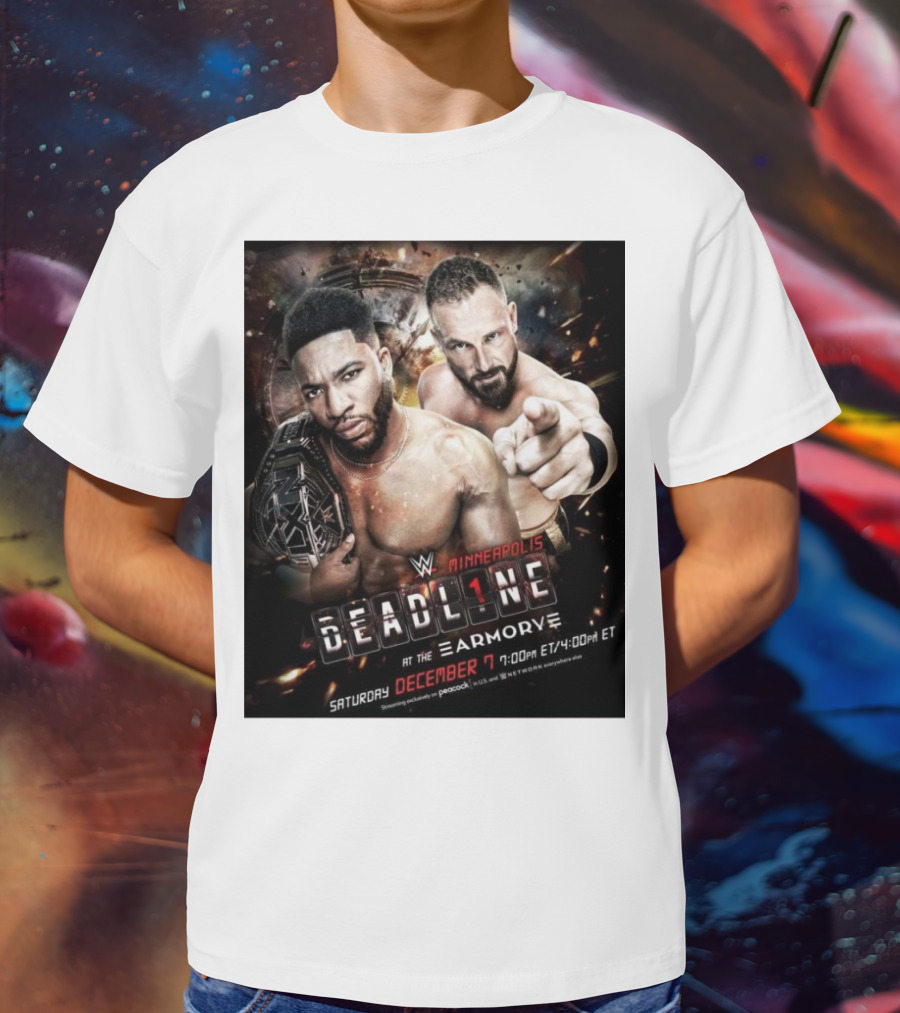 WWE NXT Deadline At The Armory Minneapolis Saturday December 7 7:00 PM ET / 4:00 PM ET T-Shirt