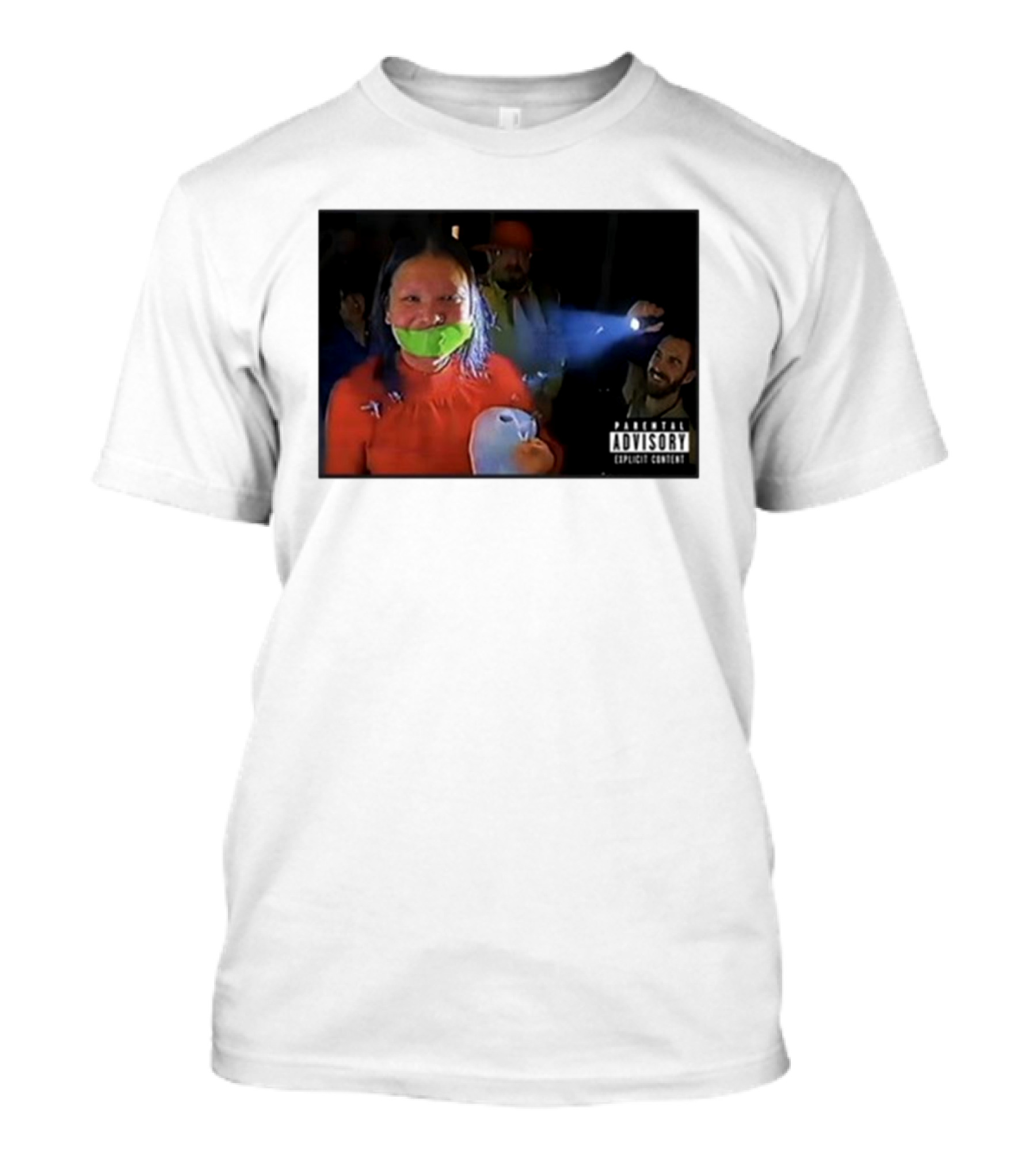 Trishabriellee Fishtank Parental Advisory Explicit Content T-Shirt