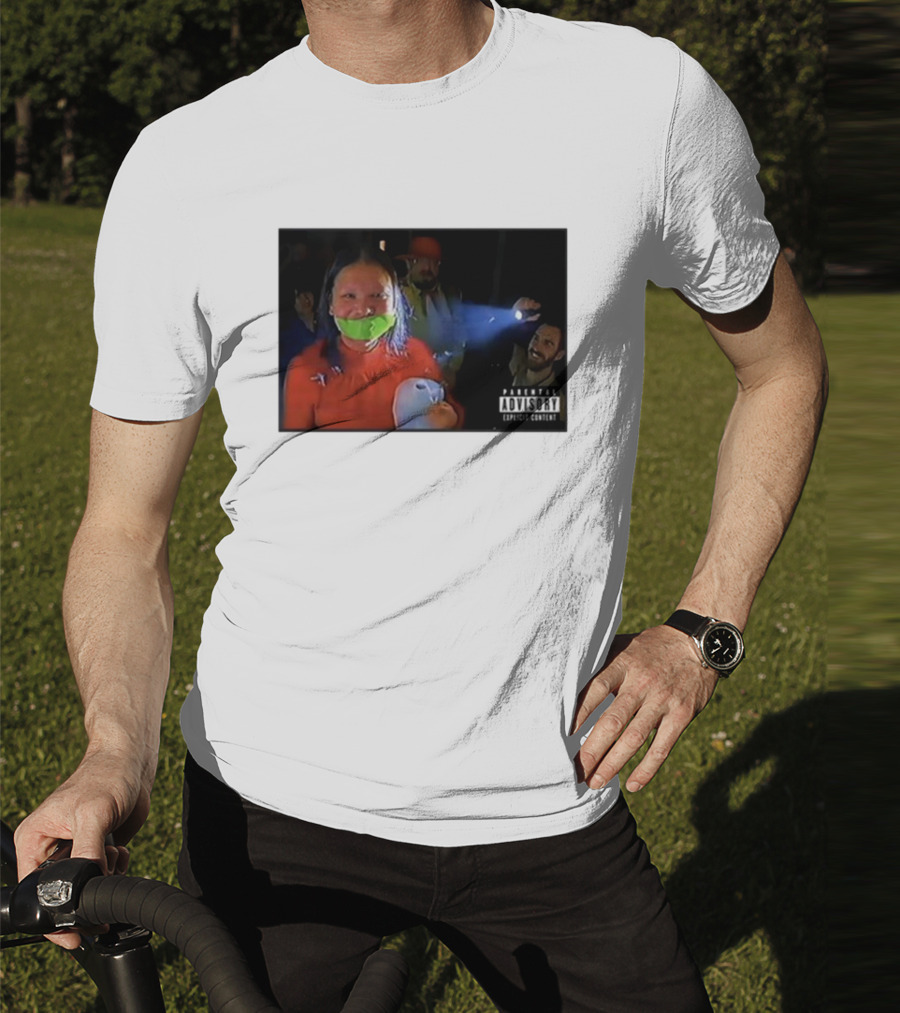 Trishabriellee Fishtank Parental Advisory Explicit Content T-Shirt